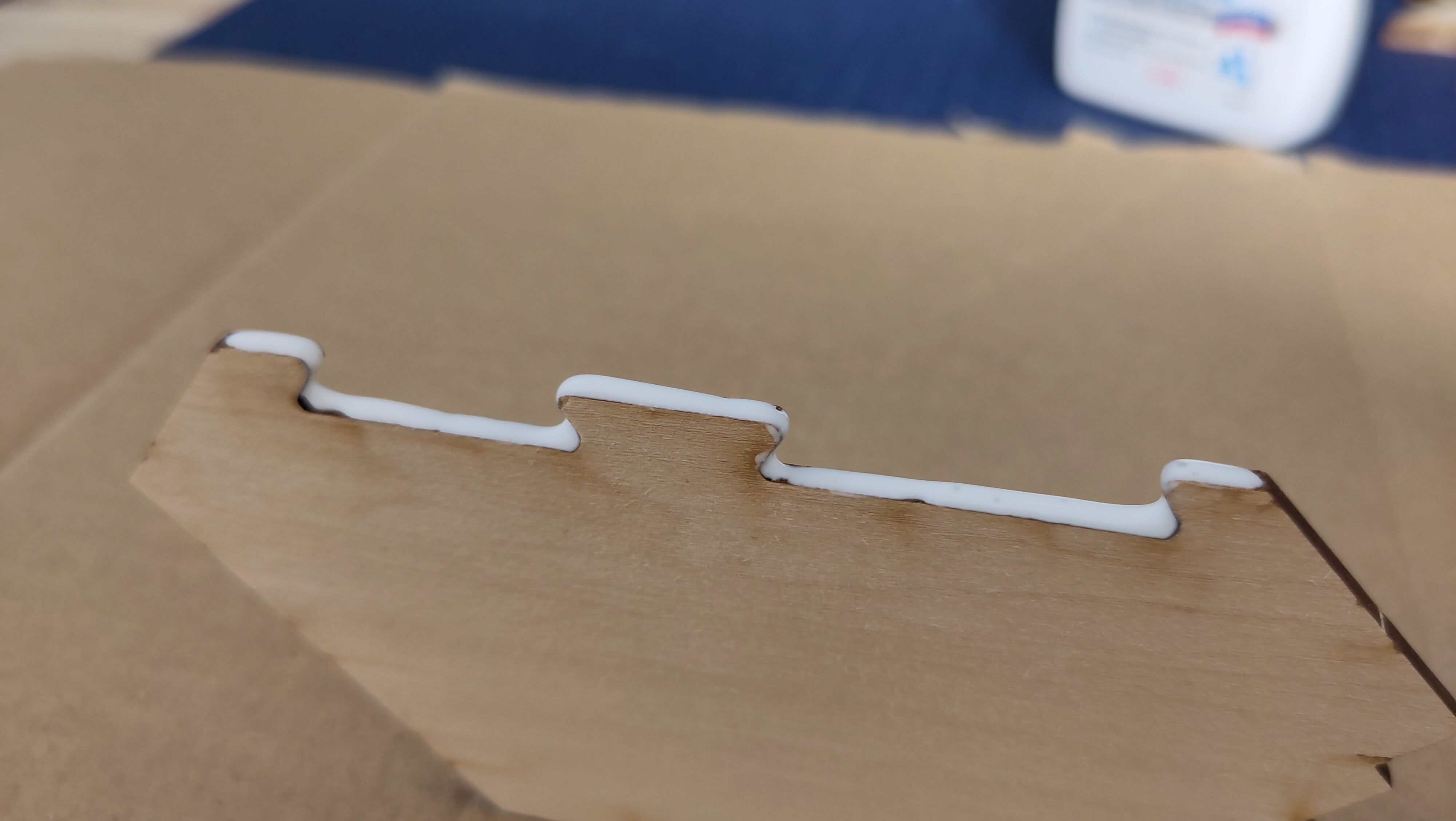 Vorbereitete Bauteile